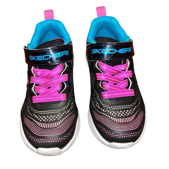 Skechers Toddler Girl's Jumpsters Sneaker Size 10.5 - Picture 8 of 10
